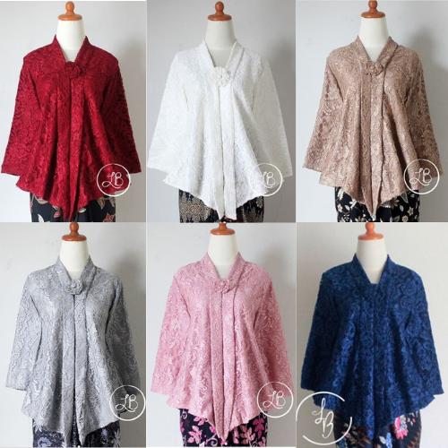 Foto Produk Atasan Kebaya Kutu Baru Brokat Floy Silver dari Aneka Butik Fashion