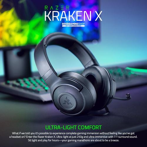 Foto Produk Razer Kraken X - Gaming Headset dari GOODGAMINGM2M