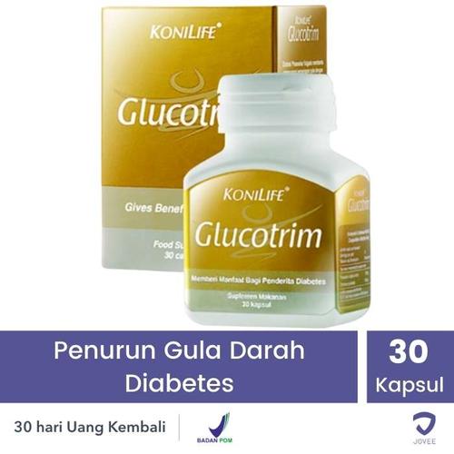 Foto Produk KONILIFE GLUCOTRIM - GULA DARAH DIABETES - 30 KAPLET dari Jovee