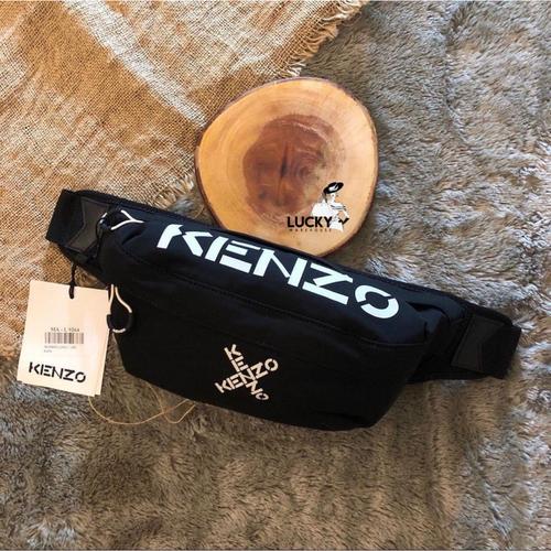 Foto Produk Kenzo Logo Crossover Bumbag In Black - ORIGINAL 100% dari LuckyWarehouse