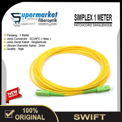 Jual Patch Cord 1M SC SC APC Kabel Fiber Optik Patchcord 1 Meter ...