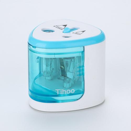 Foto Produk Rautan TENWIN/Tihoo / Tihoo Pencil Sharpener Electric Automatic Metal - Biru Muda dari MULTI g