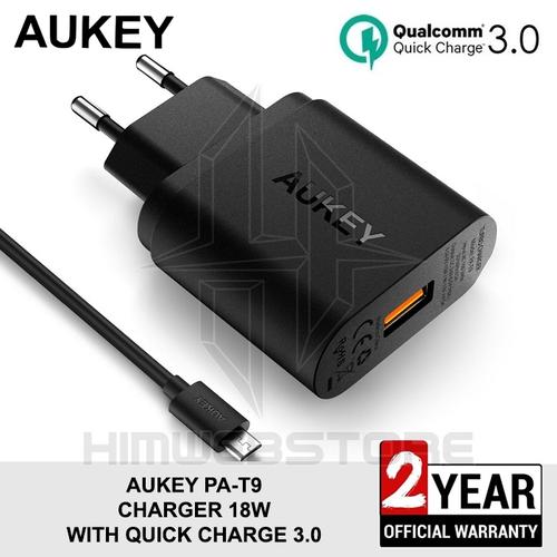 Foto Produk AUKEY PA-T9 Travel Wall Charger Fast Charging Quick Charger QC 3.0 dari HimTech