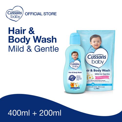 Foto Produk Cussons Baby Body Wash Mild Gentle Pack dari Cussons Official Store