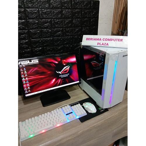 PC gaming murah monitor 19 full set 
