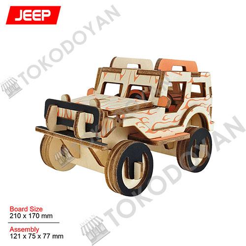 Jual Puzzle Kayu 3D DIY Wooden puzzle 