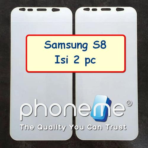 Foto Produk Samsung Galaxy S8 - Isi 2 PhoneMe Anti Gores Full Cover Hydrogel dari PhoneMe Store Indonesia