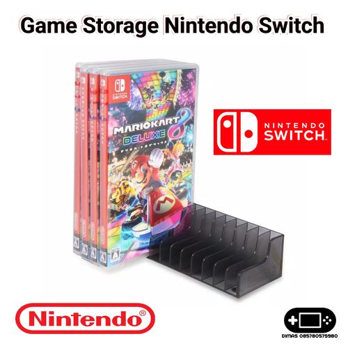 Foto Produk Game Card Storage Stand Nintendo Switch Tempat Kaset Nintendo Switch dari Dimas Retro Game
