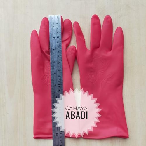 Foto Produk SARUNG TANGAN KARET / DOTTED / KIMIA / CUCI PIRING / KAMAR MANDI dari CAHAYA ABADI JKT