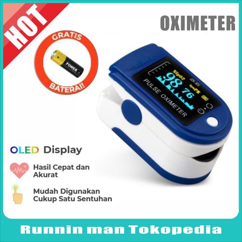 Foto Produk fingertip pulse oximeter oxymeter spo2 dari Runnin man