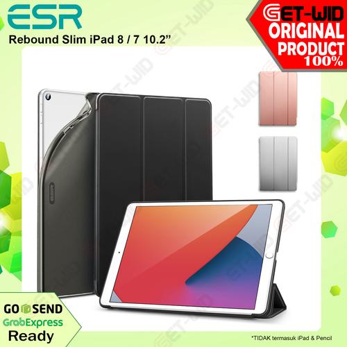 Foto Produk Case iPad 8 / 7 10.2 Inch ESR Rebound Slim Soft Casing - Hitam dari GET-WID Official