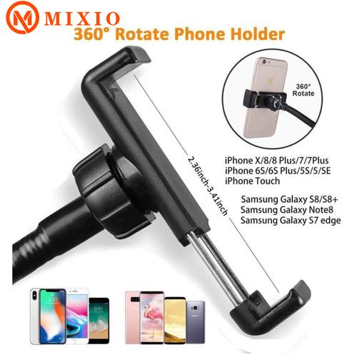 Gambar MIXIO H-003 Holder U Smartphone Ringlight Tempat Hp Gooseneck 360 dari MIXIO undefined Tokopedia