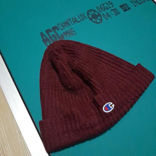 Jual Beanie Hat CHAMPION Burgundy - Kab 