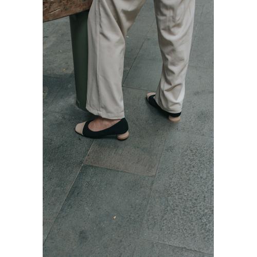 Foto Produk Nakedsol Jill Pumpshoes - Sepatu Hak Wanita - BLACK OAT, 39 dari Nakedsol