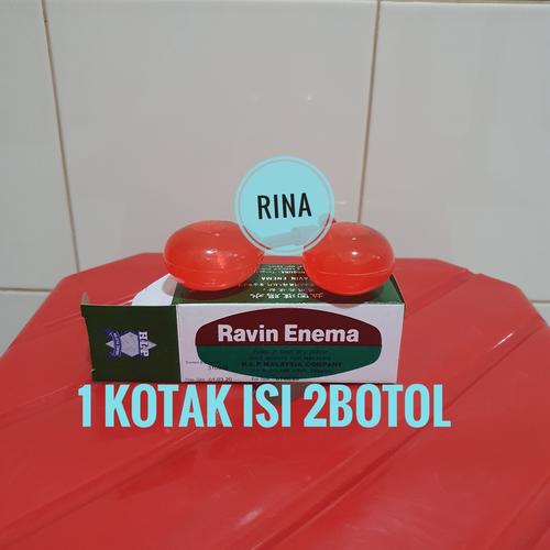 Foto Produk Ravin Enema Untuk Sembelit Orang Dewasa 1kotak isi 2botol dari Rina