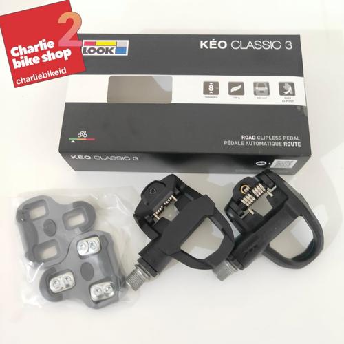 Foto Produk Pedal LOOK Keo Classic 3 Black with Cleat dari Charlie Bike Shop 2