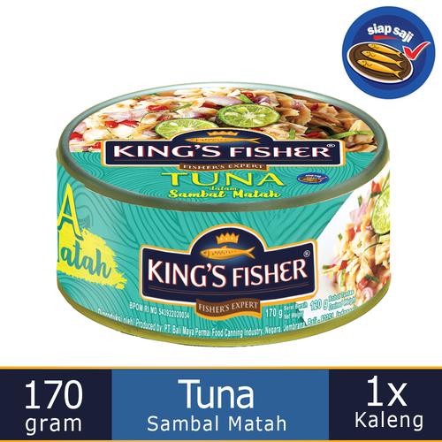 Foto Produk King's Fisher Tuna Sambal Matah Daging Tuna Makanan Kaleng 170 g dari Kings Fisher