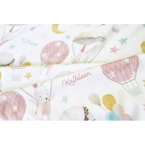 Foto Produk selimut bayi custom nama motif bunny. Selimut Bayi custom nama. dari yuumau