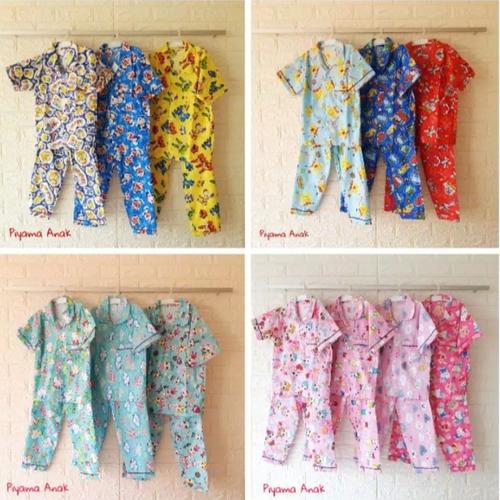 Foto Produk PIYAMA ANAK 0-5TH / BAJU TIDUR ANAK - 6-12bln, RANDOM COWOK dari keyliaShop