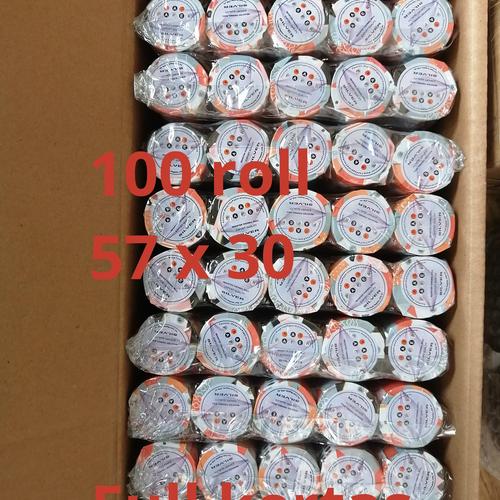 Foto Produk kertas Thermal Paper Roll 57 x 30 57x30 Coreless 1dus dari smart buyer solution