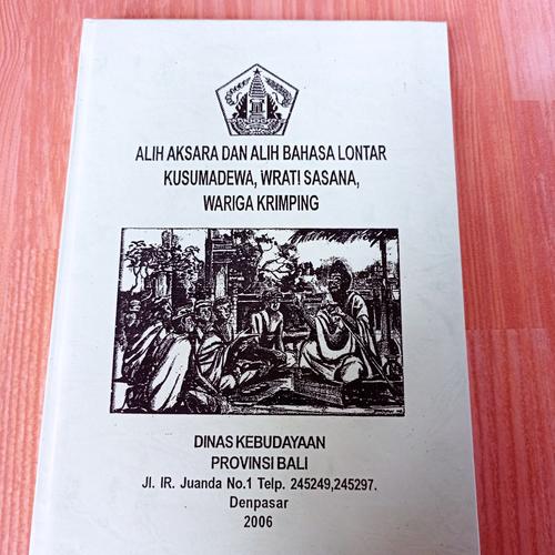 Foto Produk lontar kusuma dewa wrati sasana wariga krimping dari Hare Krishna