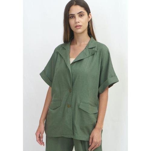 blazer army green