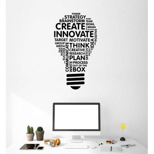 Foto Produk RD022 MOTIVATE QUOTE MOTIVASI NOTE WALLSTICKER WALL STIKER 60X90 DEKOR dari methwallsticker