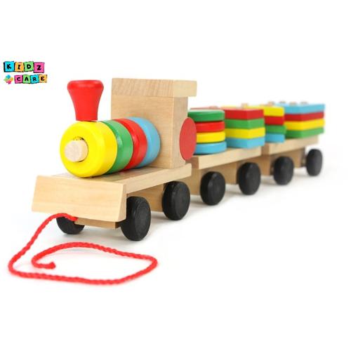 Foto Produk MAINAN KAYU EDUKASI GEOMETRI CAR / MAINAN MONTESSORI ANAK / TERLARIS dari Kidzcare