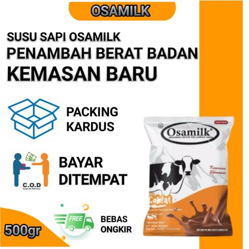 Foto Produk susu sapi bubuk osamilk coklat 500gr dari belanjanyadisini