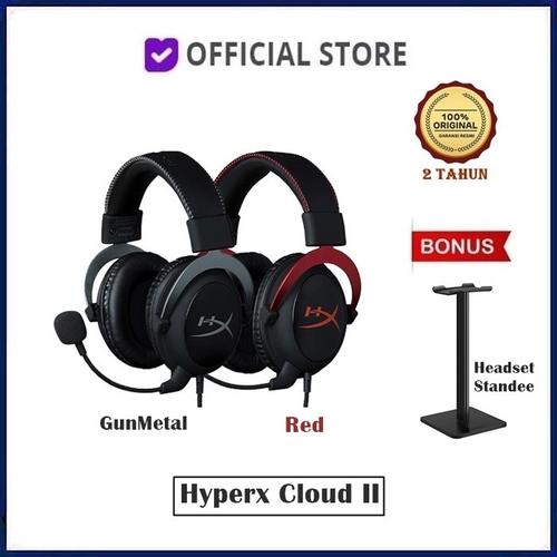 Foto Produk Kingston HyperX Cloud II Pro Gaming Headset 7.1 Surround Sound Cloud 2 - GunMetal dari DUNIA COMPUTER & SERVICE