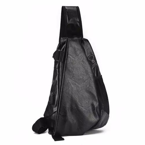 Foto Produk Tas Selempang Pria - LT03 Bag Hitam Premium - Hitam dari Rits.Collection
