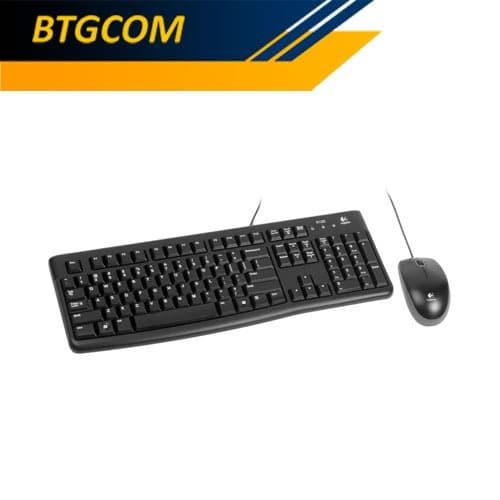 Foto Produk Logitech MK120 USB Wired Combo Keyboard Mouse Bundle dari BTGCOM