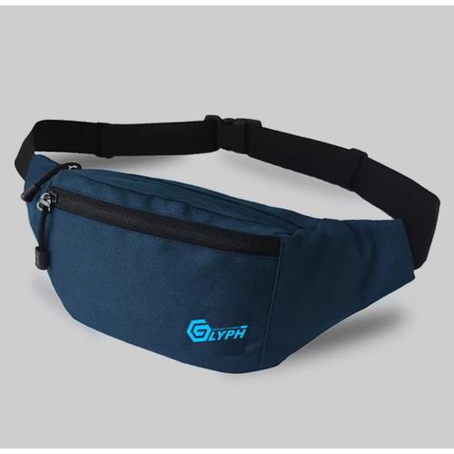 Foto Produk Tas Selempang Pria Waistbag Tas Pinggang Slempang Pria Outdoor Trendy - Navy dari Kirby Fashion