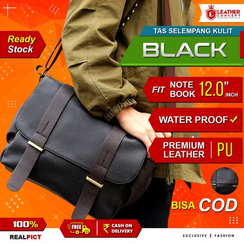 Foto Produk Tas Pria Tas Selempang Kulit Pria (BRAVO) dari Leather Concept