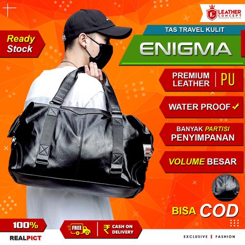 Foto Produk Tas Pria Kulit Tas Travel Kulit Tas Slempang Pria Tas Gym Pria ENIGMA dari Leather Concept