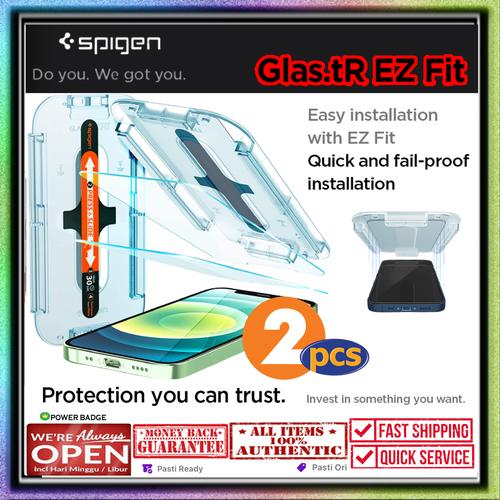 Foto Produk iPhone 12 Pro Max / Pro / 12 Mini SPIGEN Tempered Glass EZ FIT (2Pcs) - iPhone 12ProMax dari Spigen Indonesia