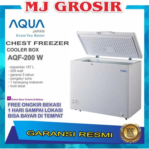 Jual Aqua Aqf 200 W Chest Freezer Box 200 L Lemari Pembeku 200 Liter Kota Bekasi Mj Grosir Elektronik Jual Aqua Aqf 200 W Chest Freezer Box 200 L Lemari Pembeku 200 Liter Kota Bekasi Mj Grosir Elektronik