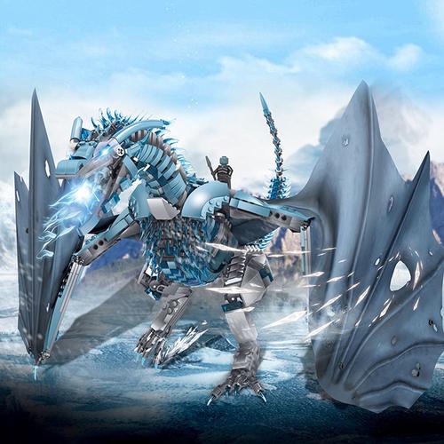Foto Produk Mainan brick lego ice dragon Game of Thrones 1889+ pcs (hard level) dari toysmaniac