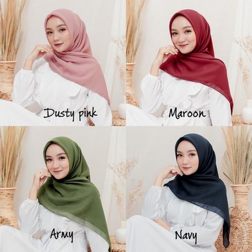 Foto Produk Bella Square New hijab segiempat - maroon dari NURHAKIM21