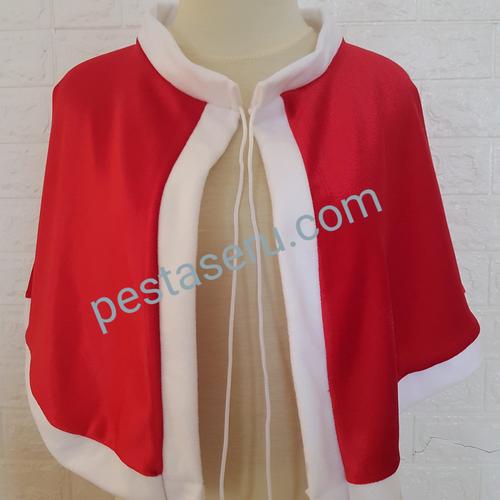 Gambar Jubah Natal Christmas Cape Bludru Premium dari PestaSeru Jakarta Utara Tokopedia