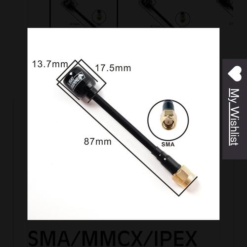 Gambar HGLRC HAMMER MINI antenna VTX Video Receiver 5.8GHz SMA dari MekataniDrone Jakarta Pusat Tokopedia