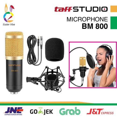 Foto Produk TAFFWARE BM 800 CONDENSER MICROPHONE - BM800 STUDIO MIC dari EasterVibe