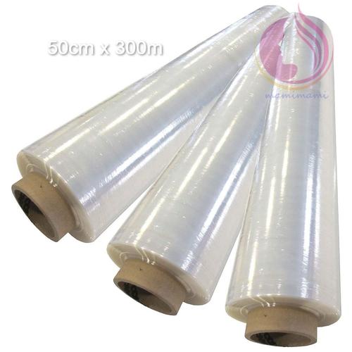 Foto Produk Plastik Wrapping Plastic Wrap Stretch Film 50cm x 300m bening bandara dari mamimami