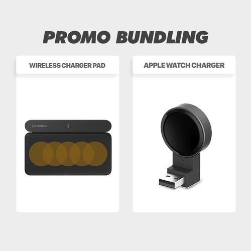 Foto Produk KIIP W4 DUAL WIRELESS CHARGER PAD 5IN1 50W FAST CHARGING PAD - PAKET HEMAT dari Baseus Official Store