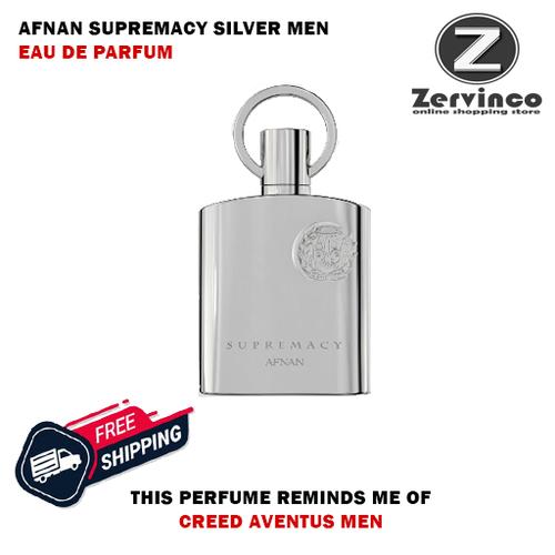 Foto Produk Afnan Supremacy Silver For Men Edp 100ml - Creed Aventus Killer dari Zervinco Parfum Asli