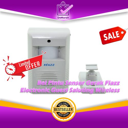 Gambar Bel Pintu Sensor Gerak Flazz / Electronic Guest Saluting Wireless dari Demurah Dot Com undefined Tokopedia