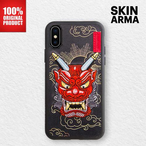 Gambar Skinarma Casing iPhone XR - Yokai Leather Case - Akki Red dari PlayWorks Store undefined Tokopedia