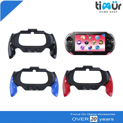 Foto Produk Hand Grip Handle Holder Case Trigger Bracket PSVita PS Vita Slim 2000 - Hitam dari Timur Game Shop