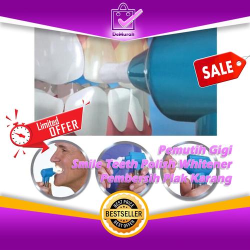 Foto Produk Pemutih Gigi Luma Smile Teeth Polish Whitener Pembersih Plak Karang dari Demurah Dot Com