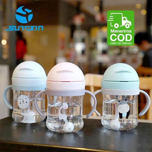 Foto Produk Botol Minum Bayi Gelas Anak Balita 270ML Training Cup Baby BPA Free - Hijau dari SUNXIN